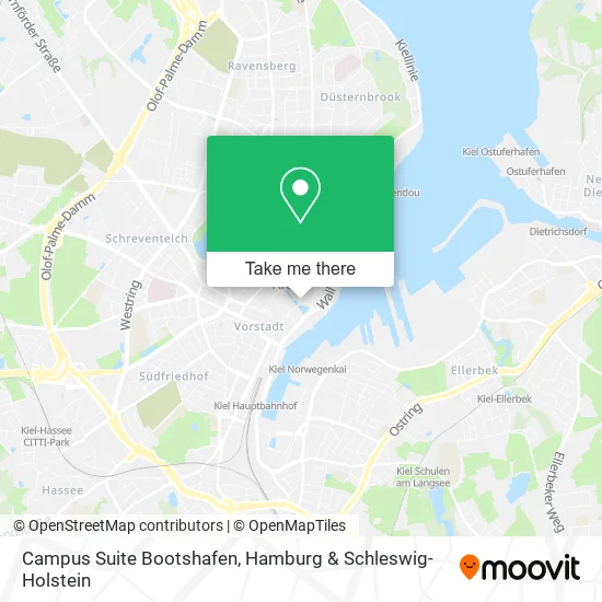 Карта Campus Suite Bootshafen