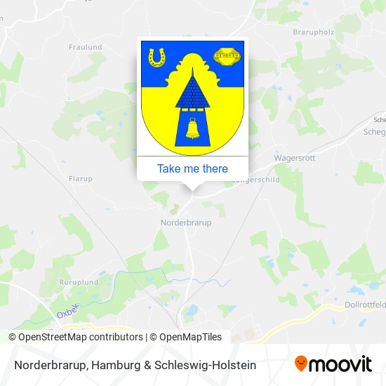 Norderbrarup map