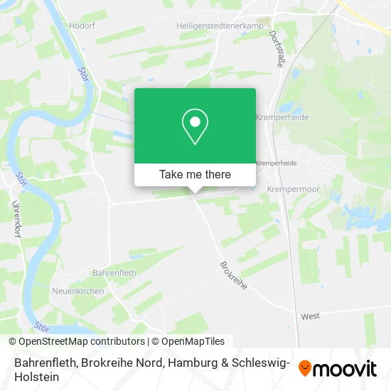 Карта Bahrenfleth, Brokreihe Nord