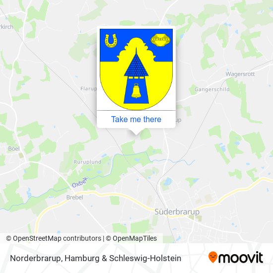 Norderbrarup map