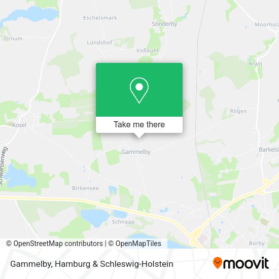 Gammelby map