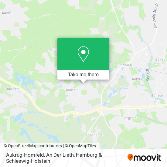 Aukrug-Homfeld, An Der Lieth map