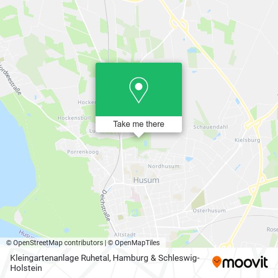 Kleingartenanlage Ruhetal map