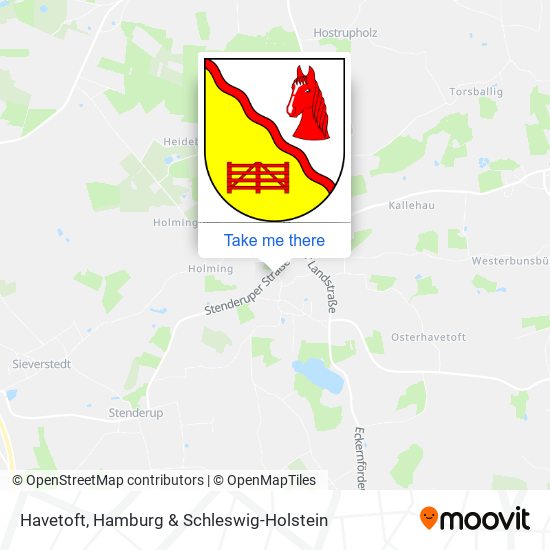 Havetoft map