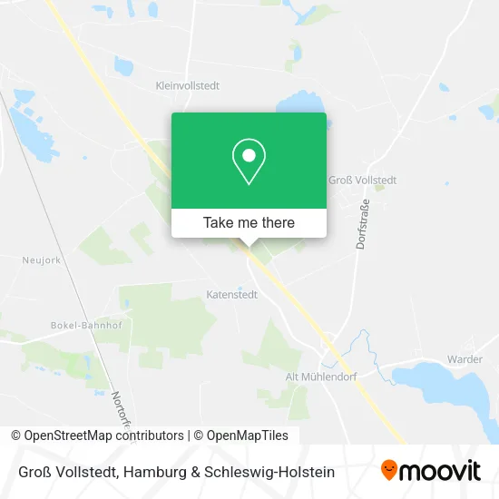 Карта Groß Vollstedt