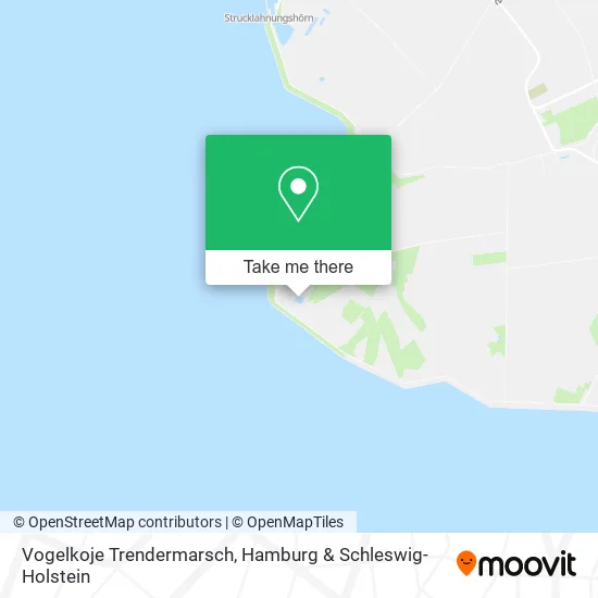 Карта Vogelkoje Trendermarsch