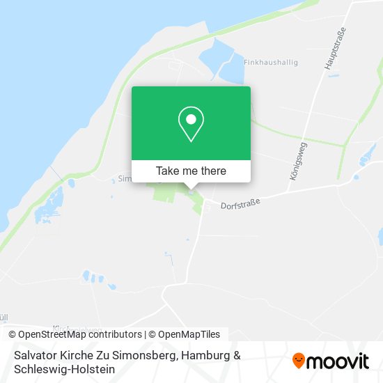 Salvator Kirche Zu Simonsberg map