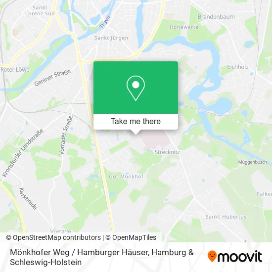 Карта Mönkhofer Weg / Hamburger Häuser