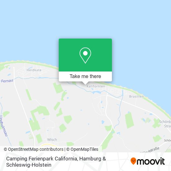 Camping Ferienpark California map