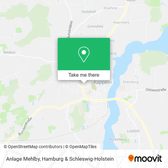 Карта Anlage Mehlby