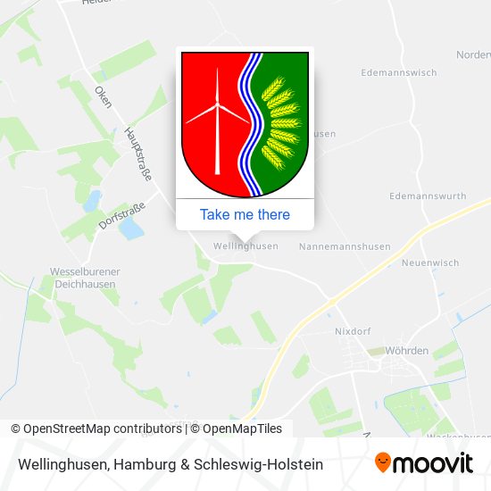 Wellinghusen map