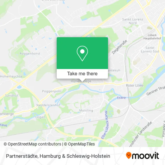 Карта Partnerstädte