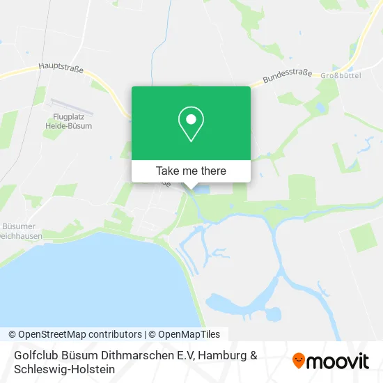 Карта Golfclub Büsum Dithmarschen E.V