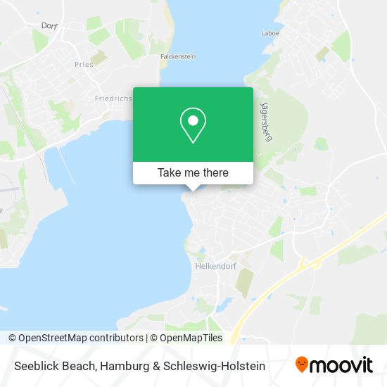 Seeblick Beach map