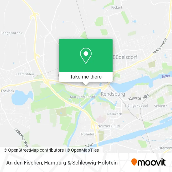 Карта An den Fischen