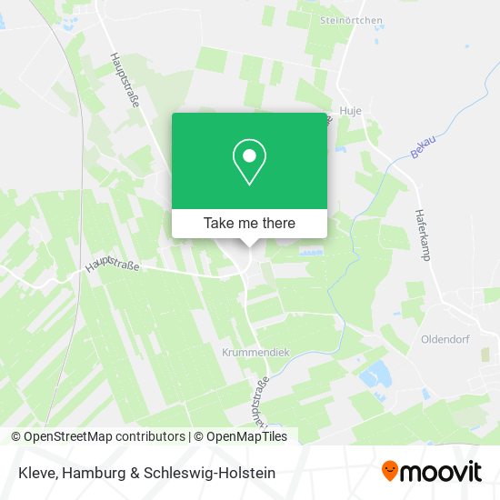 Kleve map