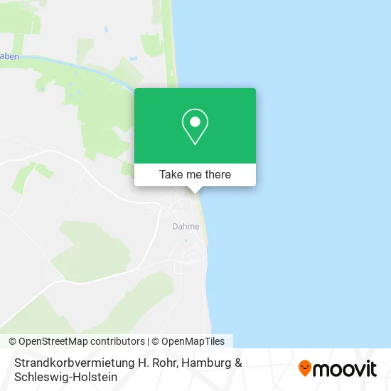 Карта Strandkorbvermietung H. Rohr