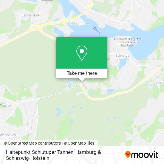 Карта Haltepunkt Schlutuper Tannen