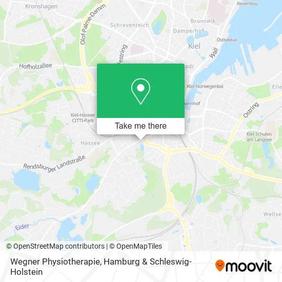 Карта Wegner Physiotherapie