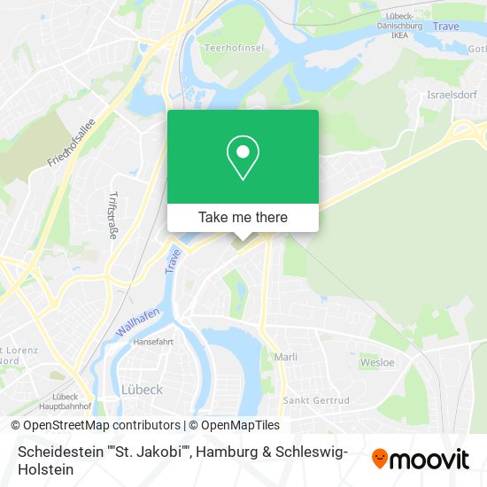 Scheidestein ""St. Jakobi"" map