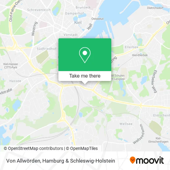 Карта Von Allwörden