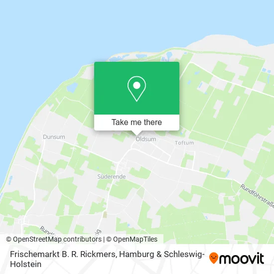 Карта Frischemarkt B. R. Rickmers