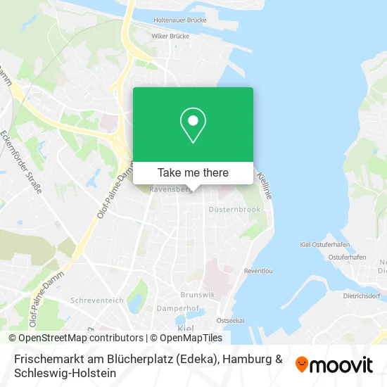 Карта Frischemarkt am Blücherplatz (Edeka)