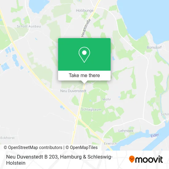 Карта Neu Duvenstedt B 203