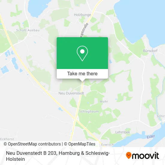 Карта Neu Duvenstedt B 203