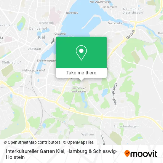 Карта Interkultureller Garten Kiel