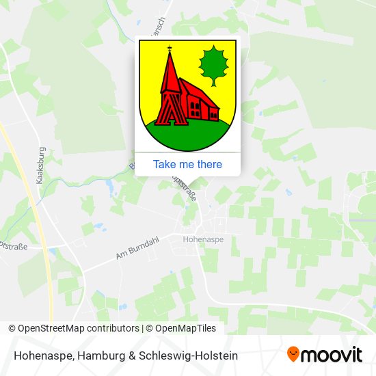 Hohenaspe map