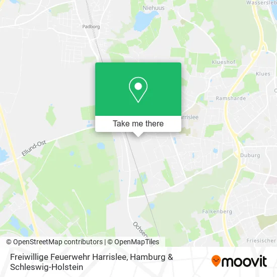 Карта Freiwillige Feuerwehr Harrislee