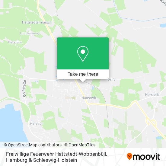 Freiwillige Feuerwehr Hattstedt-Wobbenbüll map