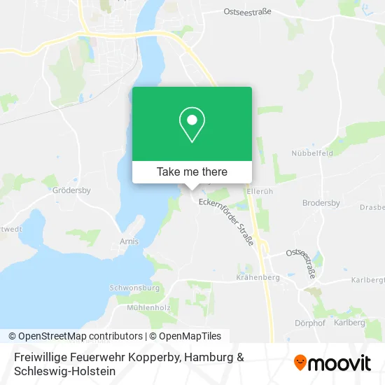 Карта Freiwillige Feuerwehr Kopperby