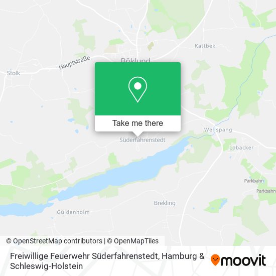 Freiwillige Feuerwehr Süderfahrenstedt map