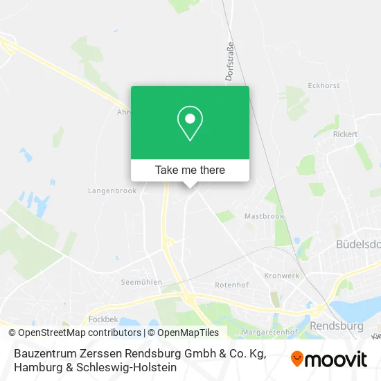Карта Bauzentrum Zerssen Rendsburg Gmbh & Co. Kg