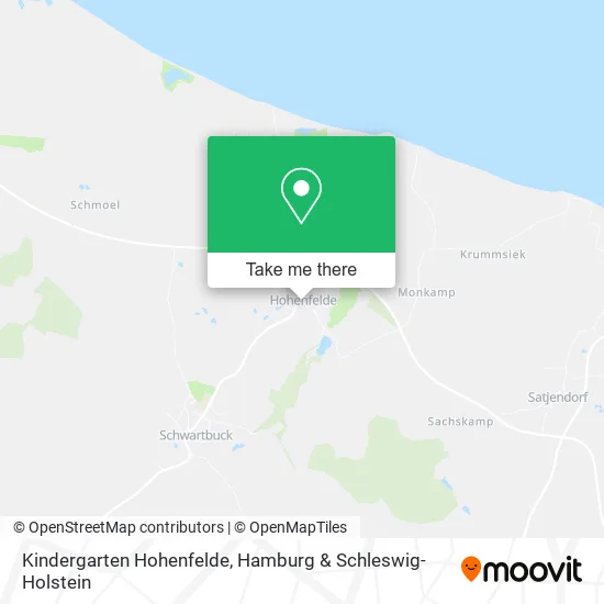 Карта Kindergarten Hohenfelde