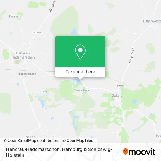Карта Hanerau-Hademarschen