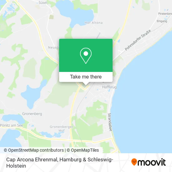 Карта Cap Arcona Ehrenmal