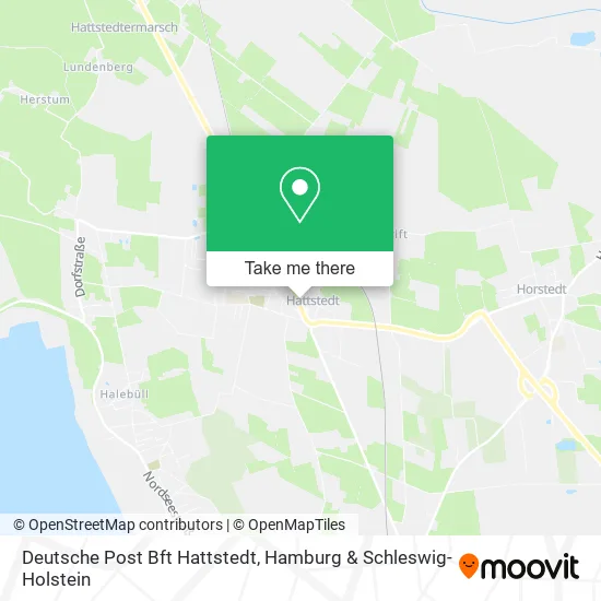 Карта Deutsche Post Bft Hattstedt