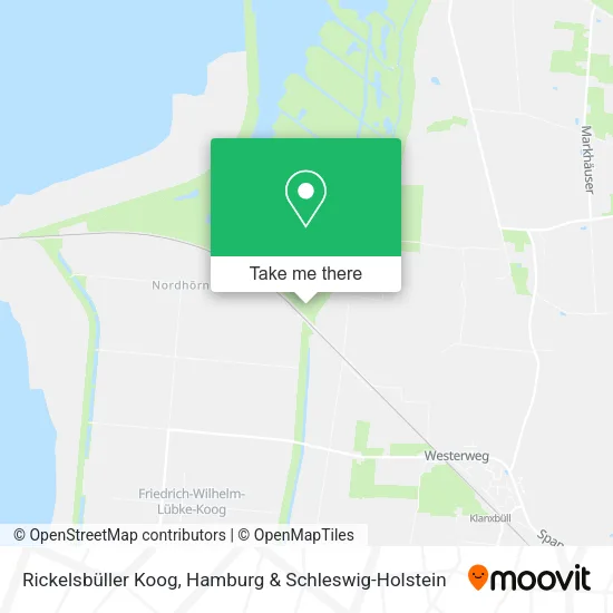 Карта Rickelsbüller Koog