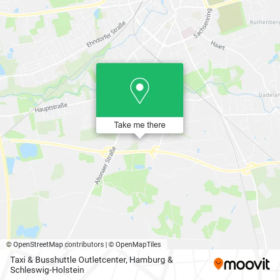 Карта Taxi & Busshuttle Outletcenter