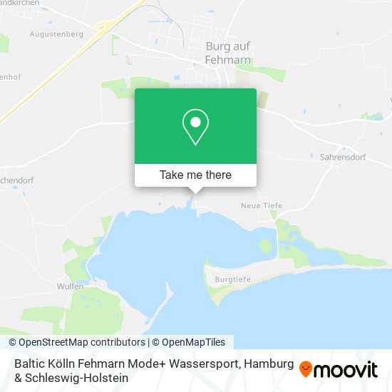 Baltic Kölln Fehmarn Mode+ Wassersport map
