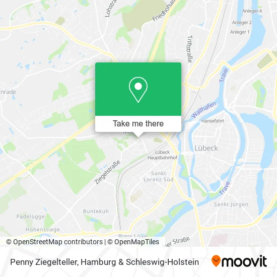 Карта Penny Ziegelteller