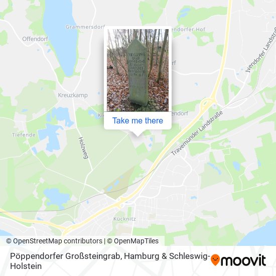 Pöppendorfer Großsteingrab map