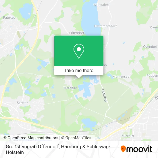 Карта Großsteingrab Offendorf