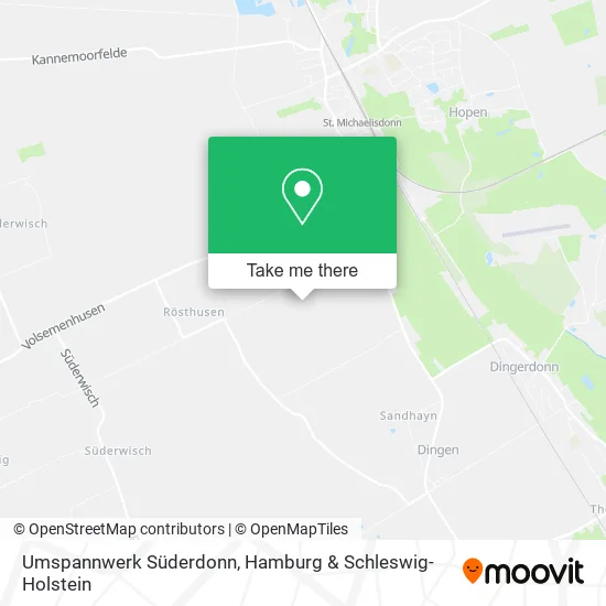 Карта Umspannwerk Süderdonn