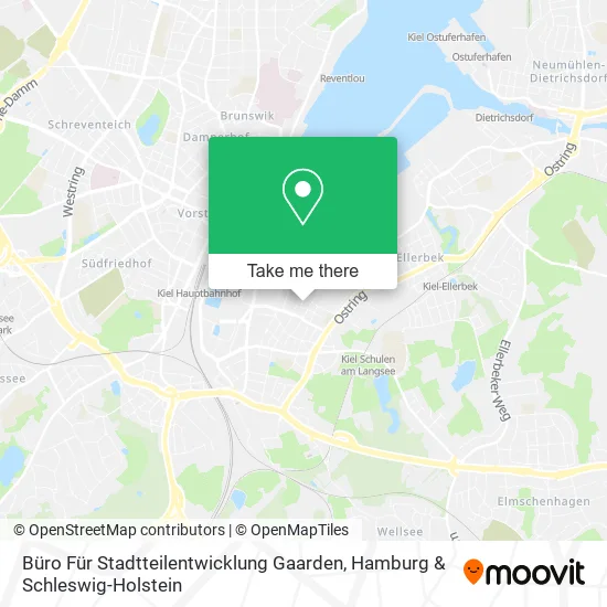 Карта Büro Für Stadtteilentwicklung Gaarden