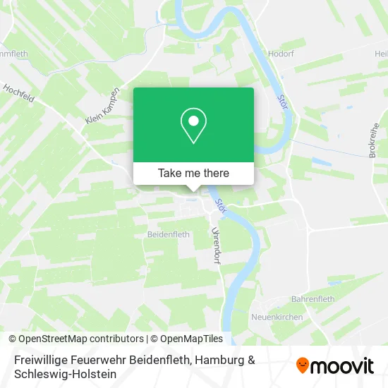 Карта Freiwillige Feuerwehr Beidenfleth