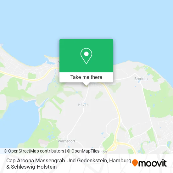 Карта Cap Arcona Massengrab Und Gedenkstein